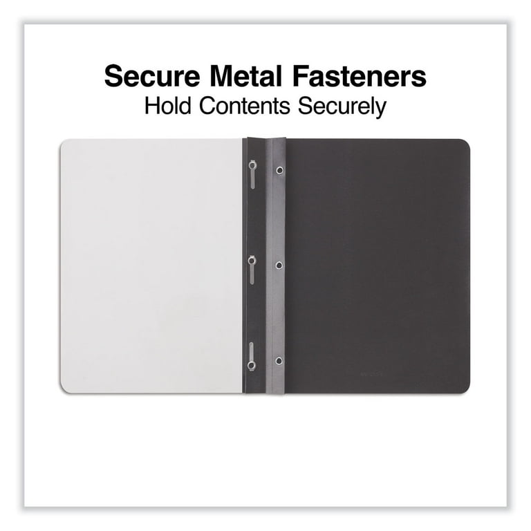 Clear Front Report Cover, Prong Fastener, 0.5