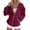 A46 Red, variant on FASHOFT Zip Up Y2K Hoodies for Women Casual Long Sleeve Sweatshirts 2026 Fall Spring Track Jackets with Pockets Brick Red L