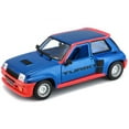 thumbnail image 2 of Renault 5 Turbo Metallic Blue with Red Accents 1/24 Diecast Model Car by Bburago, 2 of 3
