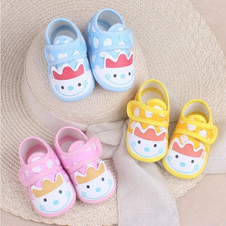 

MyBeauty Baby Cartoon Chicken Breathable Anti Slip Soft Sole Toddler Prewalker Flat Shoes Pink 4-6 Months*