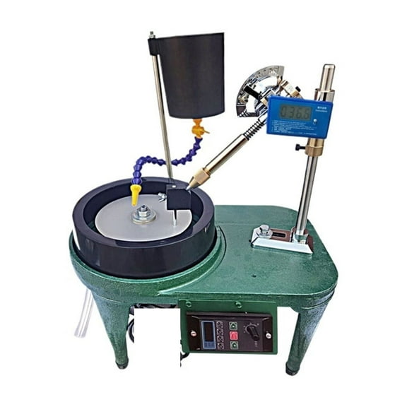 Faceting Machine, Polishing Flat Grinding Machine, 8 Inch Jewelry Jade Stone Polisher Angle Grinder stone Processing Tool ,Powerhouse Performance