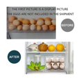 thumbnail image 3 of Contenedor de almacenamiento de huevos enrollable automáticamente de 1 capa, organizador de huevos de gran capacidad para refrigerador con tapa como se muestra, como se muestra, 3 of 5
