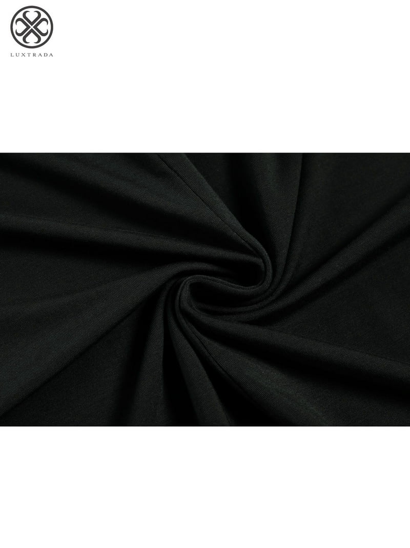 Luxtrada Women's 3/4 Sleeve A-line Midi Dress - Casual Loose Fit