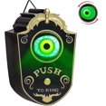 thumbnail image 1 of One Eye Animated Doorbell with Spooky Sounds, Kids Activity, Halloween Party (Black), 1 of 5