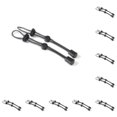 thumbnail image 1 of Bastón para caminar Advancent 2 piezas con cuerda elástica portátil Negro 10Conjunto, 1 of 6