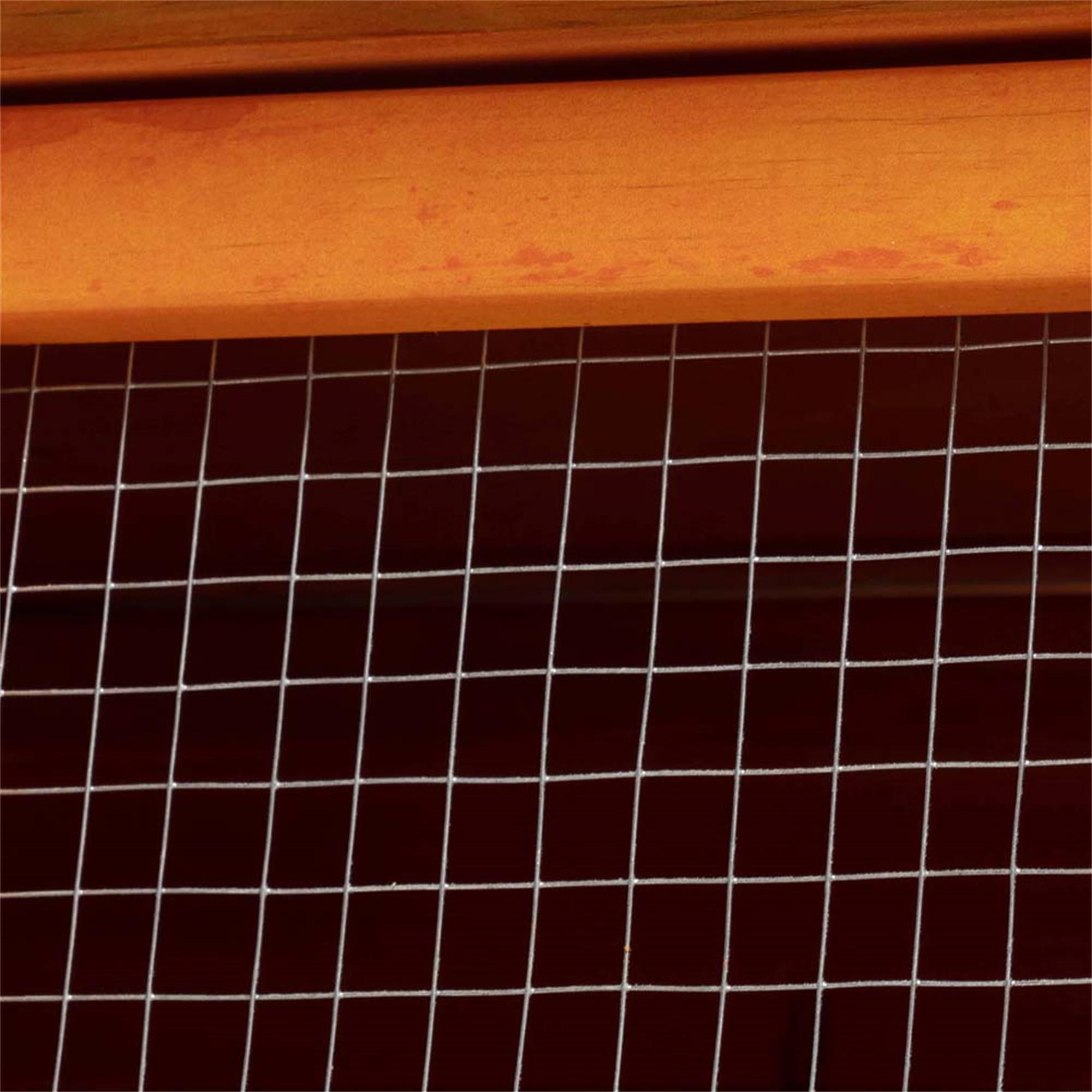 Kadyn 94" Outdoor Large Rabbit Hutch with Run, Wood 2-Story Chicken Coops for 4-6 Rabbits, Pet Cages for Small Animals, Orange