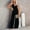 Black, variant on Spaghetti Strap Jumpsuits For Women Casual Sleeveless Long Pants One Piece Jumpsuits Crewneck Baggy Overalls Date Night Beach Womens Summer Rompers XXL