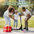 thumbnail image 6 of TST Electric Scooter for Kids, 100W Adjustable Kick Scooter with Flashing Rainbow LED Lights, Up to 8mph&8 Miles, 6 of 6