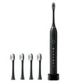 thumbnail image 2 of Byujiro Electric Toothbrush for Adults, 4 Brush Head, 6 Gears, Base Charging Models Toothbrush, Fully Automatic Charging Sound Soft Bristle Brush, 2 of 7