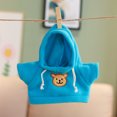 thumbnail image 1 of Replacement Teddy Bear Plush Sweater, Sweatshirt, Plush Toy Clothing Accessories, Doll Dress, 30cm, Peacock Blue Sweatshirt, 1 of 5
