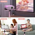 thumbnail image 4 of Projector Stand Tripod from 23" to 46", Laptop Tripod Stand Height Adjustable with Gooseneck Phone Holder, Laptop Floor Stand for Office, Home, Stage, Studio, DJ Racks Holder Mount, 4 of 10