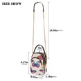 thumbnail image 2 of FORMRS Crossbody Bag for Women Quilted Travel Shoulder Cell Phone Purse with Chain Strap Handbag, Blue Butterflies, 2 of 7