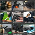 thumbnail image 4 of 10mil Nitrile-Gloves Disposable-Black Chemical-Resistant Rubber - Mechanic Gloves Heavy Duty, Latex Free, Diamond Grip (100, Large), 4 of 4