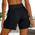 thumbnail image 6 of vigerkar Women's Hiking Cargo Shorts Zipper Pockets Soft High Waisted Quick Dry 7 Inch Long Shorts for Women Golf Athletic Summer (Black, M), 6 of 9