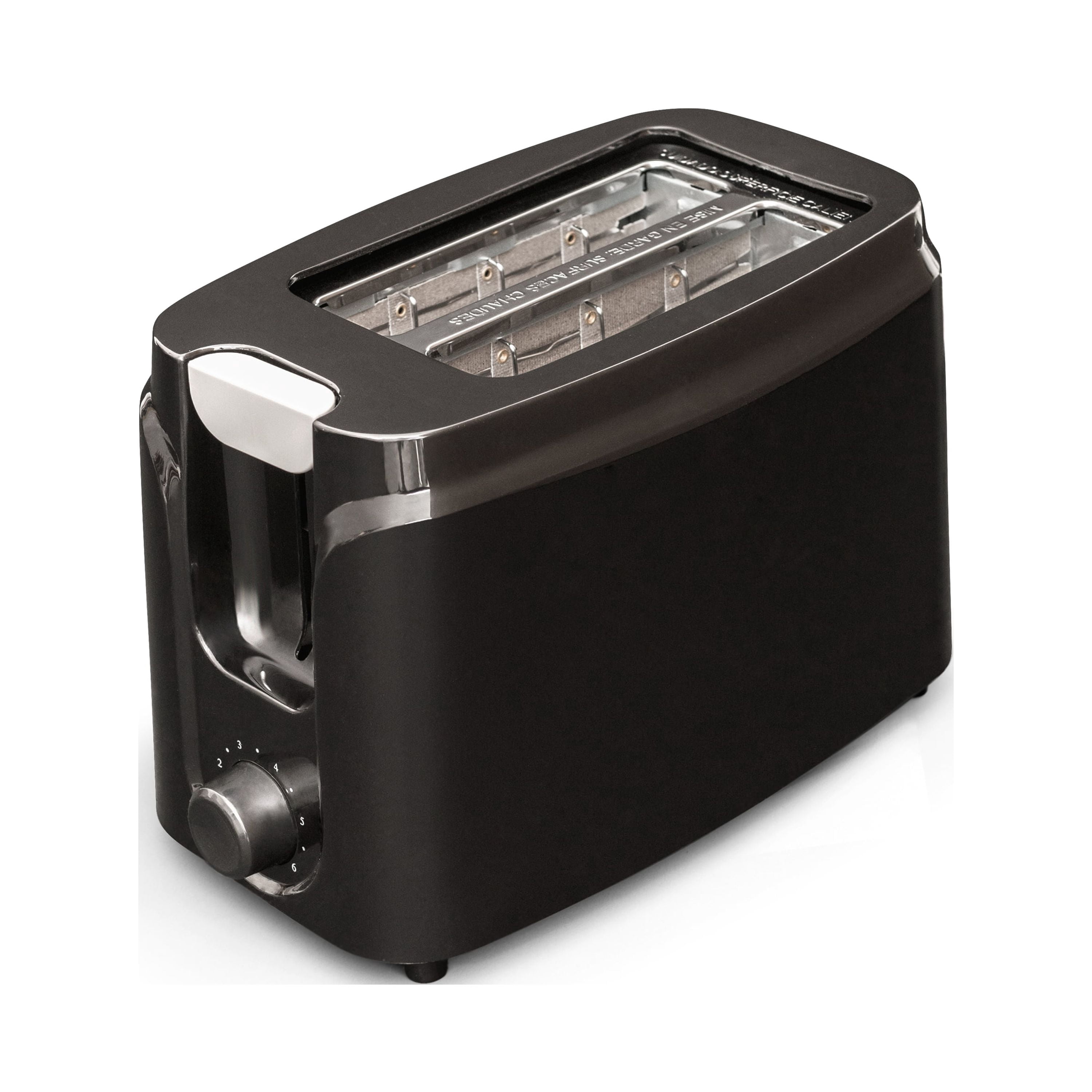 Mainstays 2 Slice Black Toaster