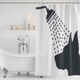 thumbnail image 3 of Dogs Showering Shower Curtain, Waterproof Shower Curtains for Bathroom, Modern Abstract Art Funny Animals Washable Fabric Bathtub Curtain Set Bath Decor with 12 Hooks Stall 36"x72", 3 of 8