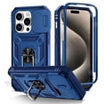 thumbnail image 3 of Case For iPhone 15 14 13 12 11 Pro Max Plus Mini XS XR X 8 7 Plus 8 7 SE Heavy Duty with Camera 360 Degree Kickstand Cover, 3 of 5