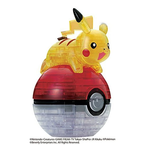 61-piece jigsaw puzzle 3D Pokemon Pikachu & monster ball 