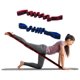 thumbnail image 1 of 2 bandas de estiramiento de yoga, cinturón de estiramiento de yoga con 8 hebillas, cinturón de estiramiento de yoga, fitness, pilates, fisioterapia, cinturón de estiramiento para estiramiento de asanas(rojo+azul) Rojo Verde, 1 of 5