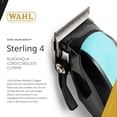 thumbnail image 2 of Wahl Professional Sterling 4 Cordless Hair Clipper with Adjustable Taper Lever and Cleaning Brush, Black/Aqua, 2 of 5