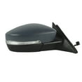 thumbnail image 2 of 72549V - Fit System Passenger Side Mirror for 12-15 Volkswagen Passat, textured black w/ PTM cover, w/ turn signal, memory, foldaway, w/o puddle lamp, w/o auto dimming, Heated Power, 2 of 2