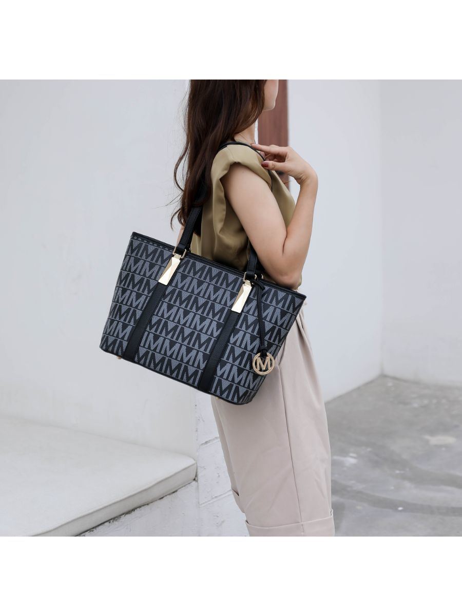 MKF Collection Marimar M Signature Tote Handbag by Mia K., 4-Piece Set