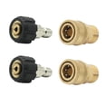 thumbnail image 1 of 2 Unidades Conector De Liberación Rápida M22 / 14 A 1/4 Adaptador De Arandela De Presión Piezas De Acoplamiento Soledad Adaptador de manguera de lavadora a presión, 1 of 10