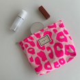 thumbnail image 1 of Student Stationery Bag Casual Zipper Pouch Wallet Makeup Bags Large Capacity Makeup Bags Women Toiletry Bag Korean Storage Bags Travel Organizer Checkerboard Cosmetic Bags PINK LEOPARD, 1 of 8