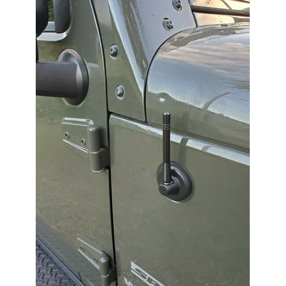 4" inch Aluminum Antenna Mast for JEEP WRANGLER JK/JL 2007-2023 GLADIATOR 2020-2023