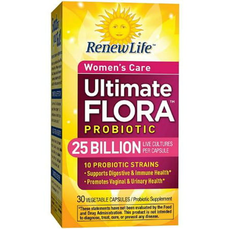 Renew Life Daily probiotique Veggie de Flora Ultimes femmes Capsules 30 ch (pack de 2)