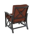 thumbnail image 6 of Patio Rocking Glider Chair, Antique Finish Rustproof Aluminum Frame Rocker Chair With Cushion, Outdoor Garden Furniture 2 Pieces Sets, 6 of 14