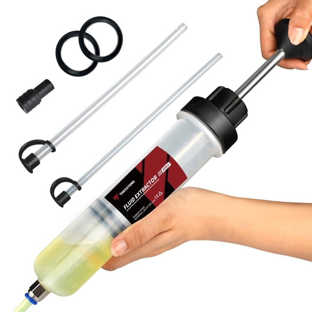Bomba extractora de fluidos para automoción Thorstone 200 ml con tubos