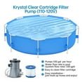 thumbnail image 5 of Danolapsi 118x 79 x 26 inch Rectangular Frame Pool Outdoor Backyard Above Ground Swimming Pool, 5 of 7