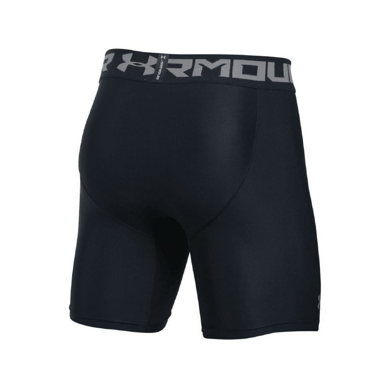 Under Armour Men's HeatGear Armour Mid Compression Short BLACK