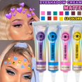 thumbnail image 2 of Eyeshadow Primer Set 6 Colors High-pigmented Long Lasting Eyeshadow Cream Prevent Oily Lids and Creasing Eyeshadow (6PCS-A), 2 of 7