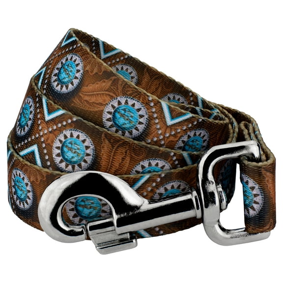 Country Brook Petz® 5/8 inch Saddle Up Dog Leash, 4 Foot