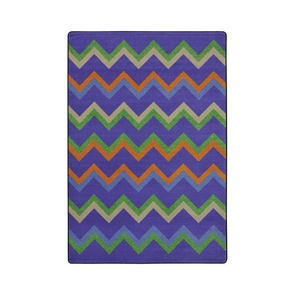 Sonic 7'8" x 10'9" Area Rug In Color Violet