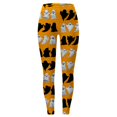 thumbnail image 6 of Hkoxplj Halloween Leggings for Women Soft Cotton Blend Printed Pants Stretch High Waist Ghost Bat Pattern Casual Workout Leggings Festival Party Tights All Season Comfortable Athletic Pants, 6 of 6