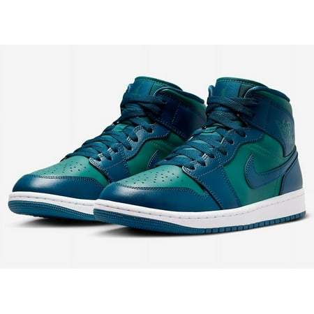 Air Jordan 1 Mid 'Sky J Teal' BQ6472-301 Womens Blue Green Shoes Size US 9 PRO27