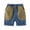 Blue, variant on Nmmacb Kids Baby Boys Denim Shorts Cotton Shorts Little Boys Summer Elastic Waist Short Pants for 1-8Y