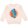 thumbnail image 2 of Inktastic Skateboard Dinosaur for Boys Toddler Sweatshirt, 2 of 4