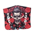 thumbnail image 3 of Capa de corte de pelo de 55 x 63 pulgadas, accesorio de barbería para hombres y mujeres, impresa con cierre a presión ajustable, capa de salón para, 3 of 8