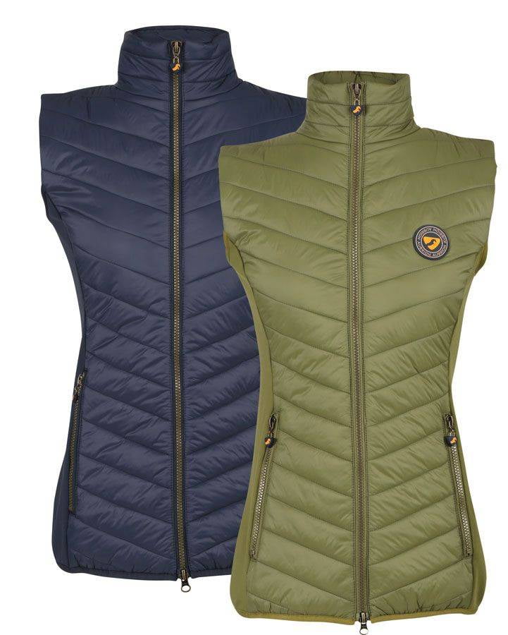OliveGreen Ladies XSmall Aubrion Cannon Insulated Gilet 