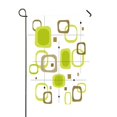thumbnail image 1 of EREHome Rétro Lime Vert Brun Carrés Spot Drapeau Extérieur Fête Jardin Décor 28x40 Pouces, 1 of 1