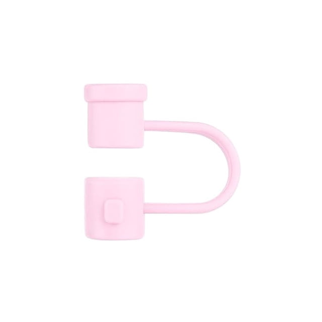 Silicone Straw Cover Set Reusable Drinking Straw Tips Compatible With Various Sized For Traveling Picnicking Fitness Parties Decoration And More
