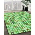 thumbnail image 2 of Ahgly Company Indoor Square Patterned Green Onion Green Area Rugs, 4' Square, 2 of 6