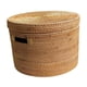 thumbnail image 4 of Cesta de almacenamiento tejida, cesta de ratán, cesto para ropa, caja de almacenamiento portátil multifuncional, organizador de artículos diversos, 4 of 7