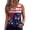Dark Blue_005, variant on Womans 250 Anniversary Shirt American Flag Graphics Sleeveless Tops Casual Loose V-Neck T Shirts 2026 Summer Lightweight Clothing Vermilion S
