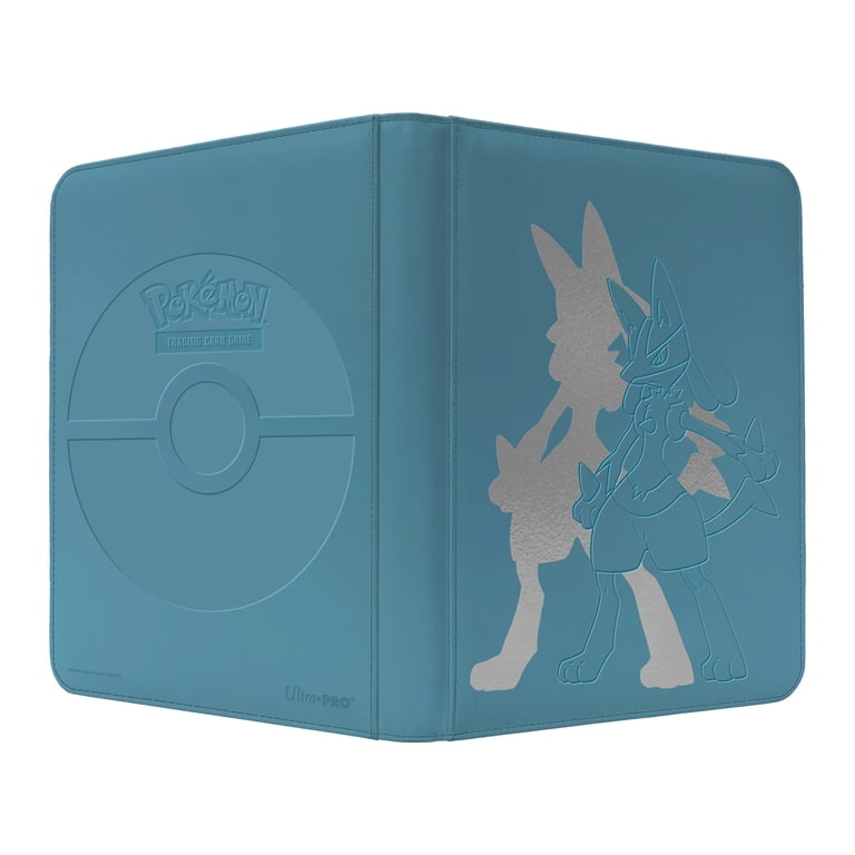 pokemon card binder lucario Ultra Pro 2 Inch D-Ring KWGaming pocket pages sized for standard trading cards in side Ultra Pro ULP16413 Binder Pro