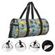 thumbnail image 3 of Fotbe Hawaiian Style Bolsa Deportiva de Lona Plegable con Estampado, Bolsa de Gimnasio con Bolsillo Seco/Húmedo, Bolsa de Viaje Ultraligera de Gran Capacidad, 3 of 6
